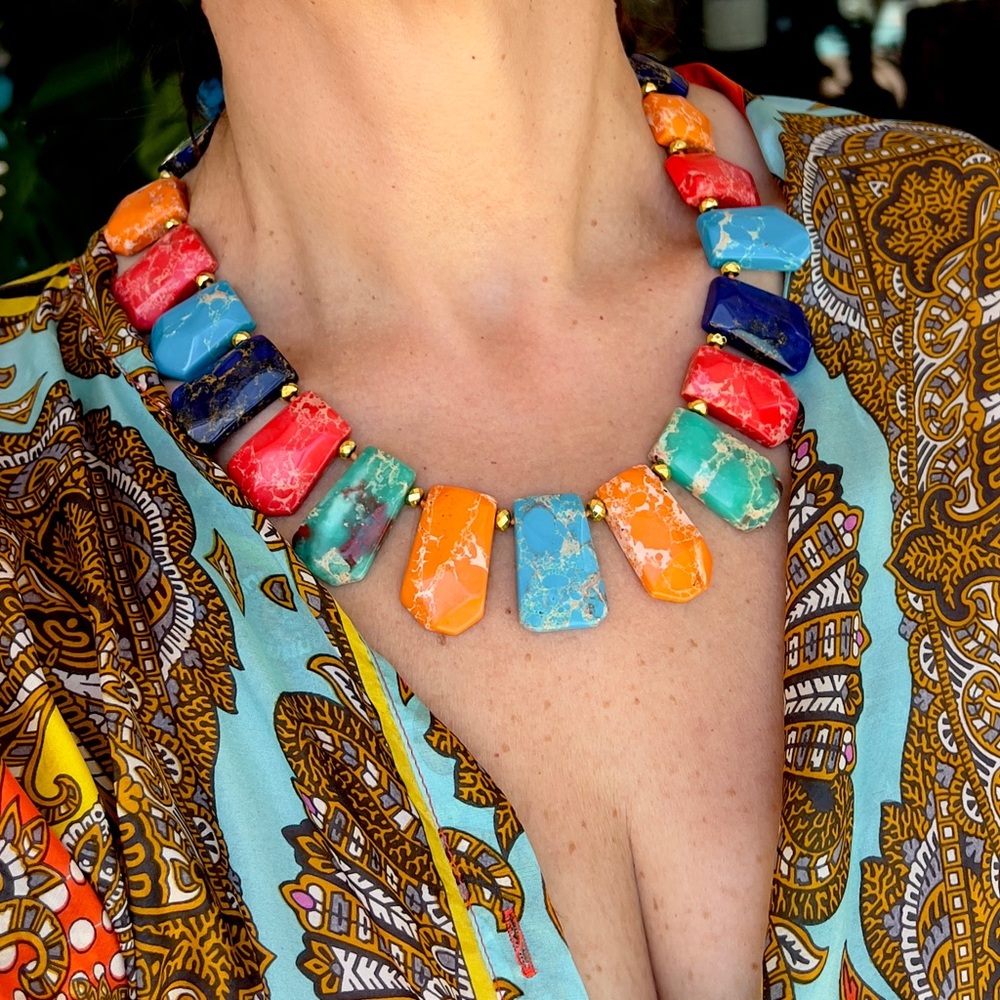 IRIS & LILY GENUINE GEMSTONE Necklace